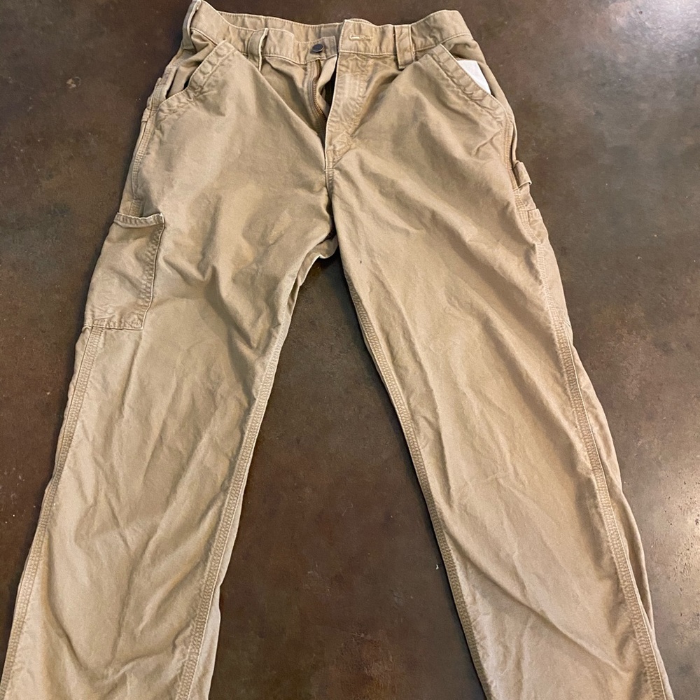Carhartt khaki cargo pants32x32